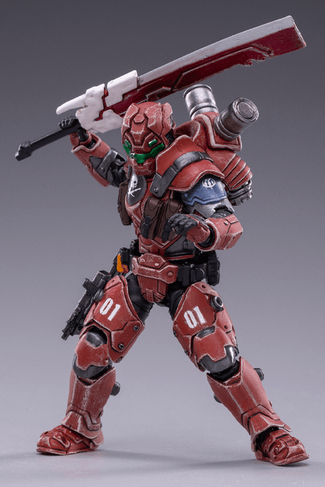 BATTLE FOR THE STARS: 01ST LEGION - STEEL RED BLADE 1/18 SCALE ACTION FIGURE
