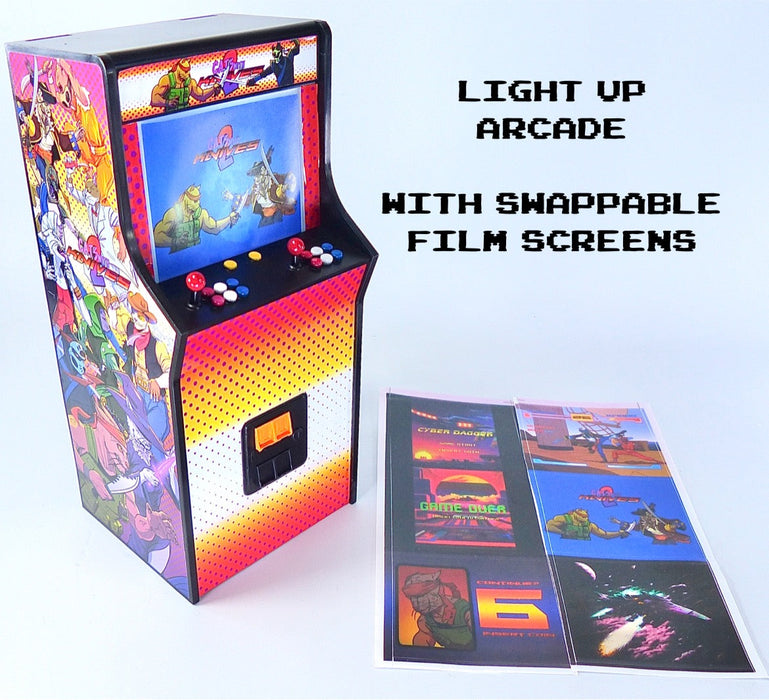 GAME ON! Arcade w/ LED Light (Cats with Knives 2) (Super Action Stuff)