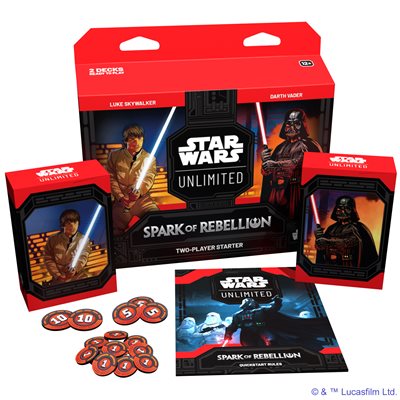 Star Wars Unlimited: Spark of Rebellion Two-Player Starter Decks