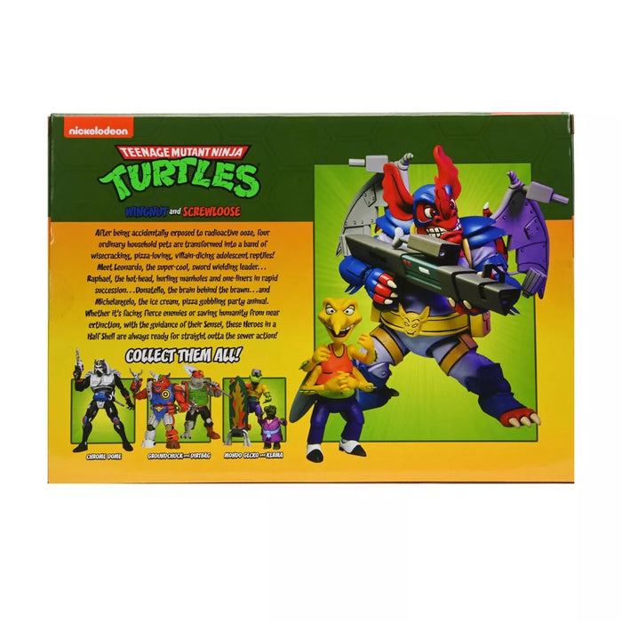 Teenage Mutant Ninja Turtles (Cartoon) - Wingnut and Screwloose 7" Action Figure - 2pk