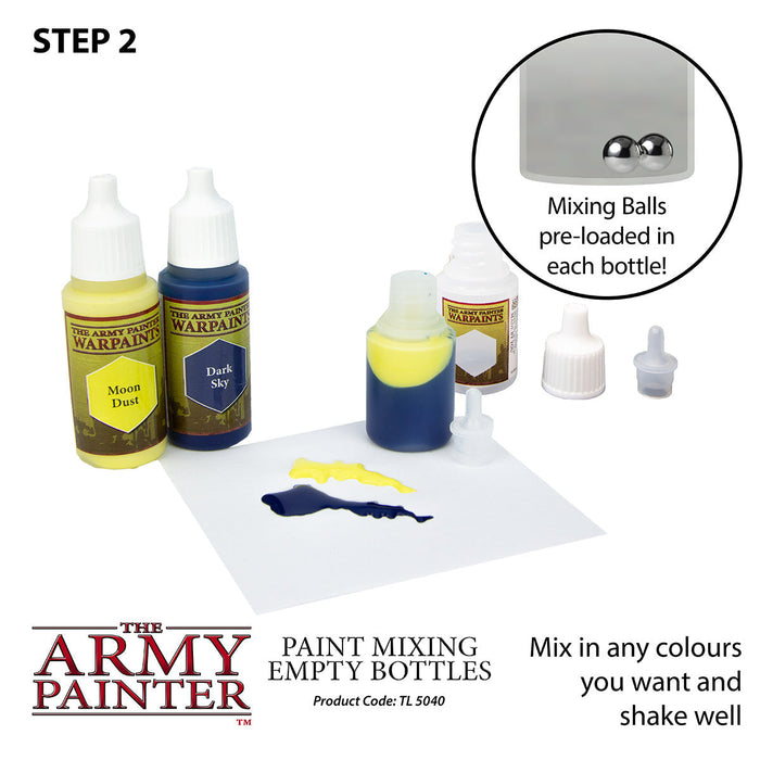 Paint Mixing Empty Bottles (Army Painter)