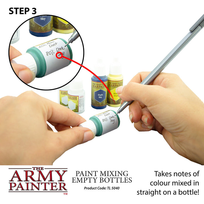Paint Mixing Empty Bottles (Army Painter)
