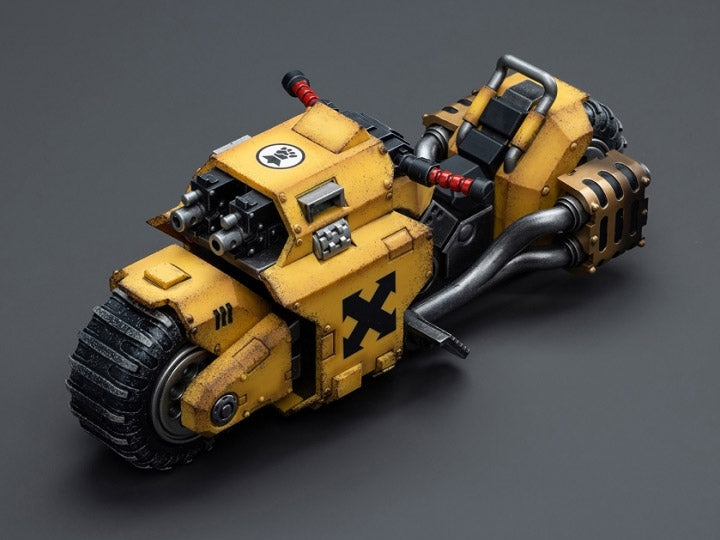 Imperial Fists Raider-Pattern Combat Bike 1/18 Scale Vehicle (Joy Toy)