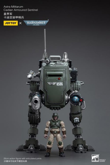 Astra Militarum Cadian Armoured Sentinel 1/18 Scale Action Figure (Joy Toy)