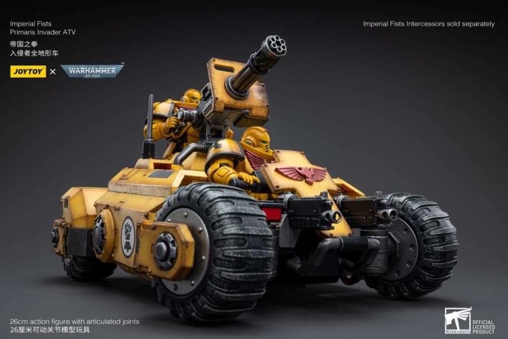 Imperial Fists Primaris Invader ATV 1/18 Scale Vehicle (Joy Toy)