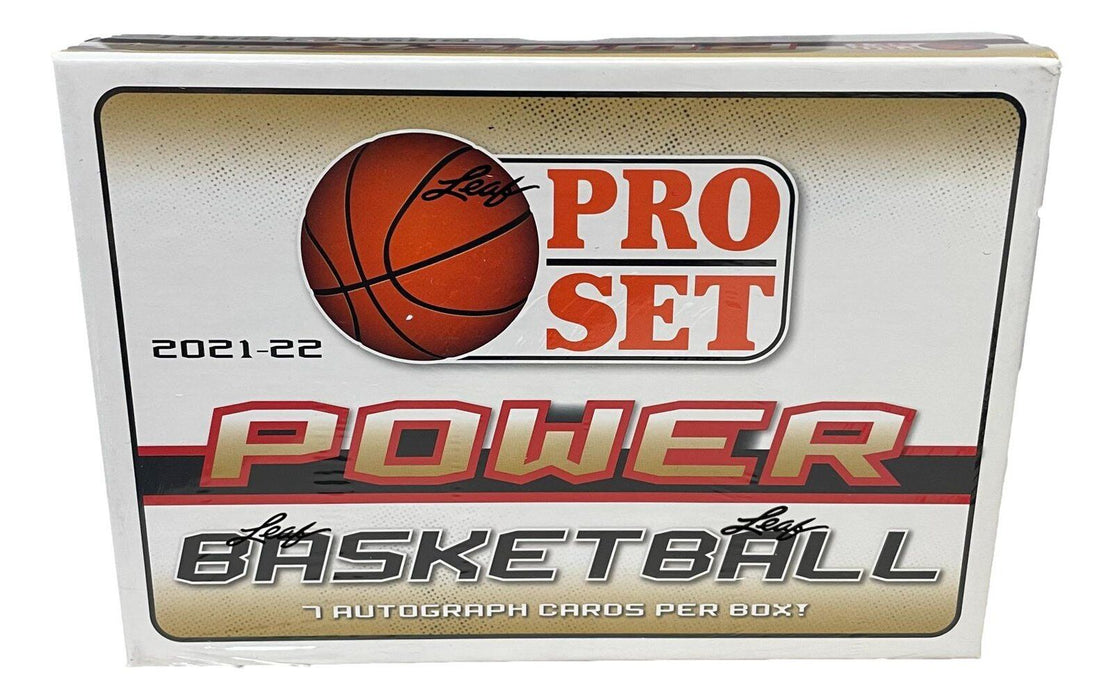 2021-22 Pro Set Power Basketball Hobby Box (7 Autographed cards)