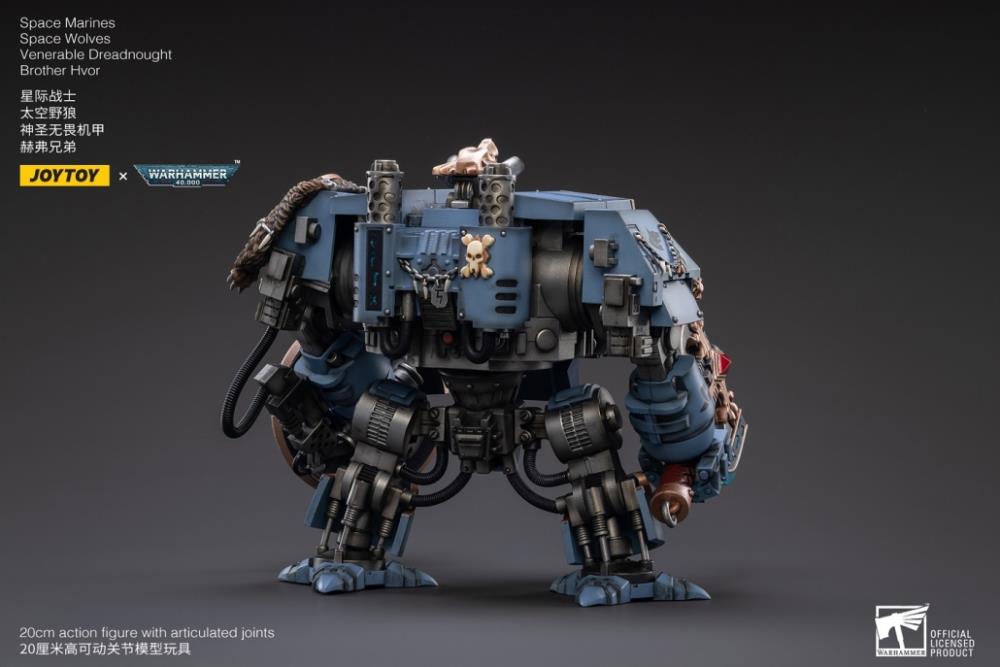 Space Wolves Venerable Dreadnought Brother Hvor (Joy Toy)