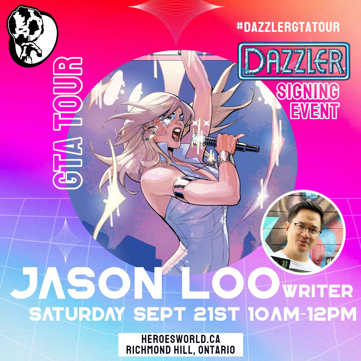 Dazzler #1 GTA TOUR - Jason Loo (Writer) Signing September 21st ...