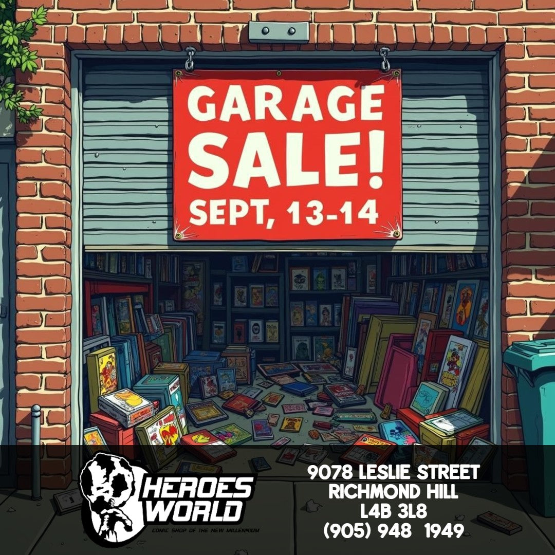 Save the Date: Heroes World Annual Garage Sale