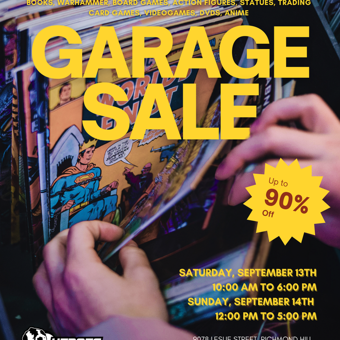 Heroes World Third Annual Garage Sale