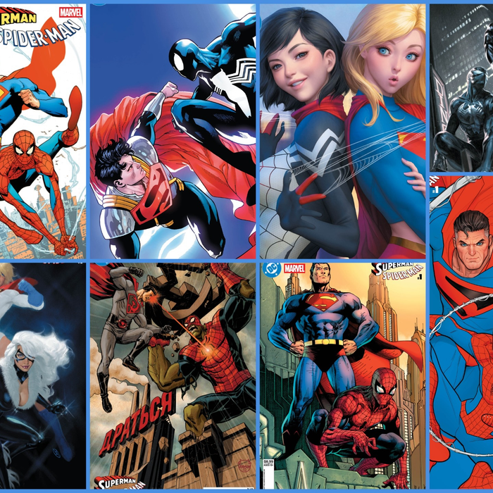 Swing into Action: 26 Superman/Spider-Man Covers Ready to Fly Off Shelves!
