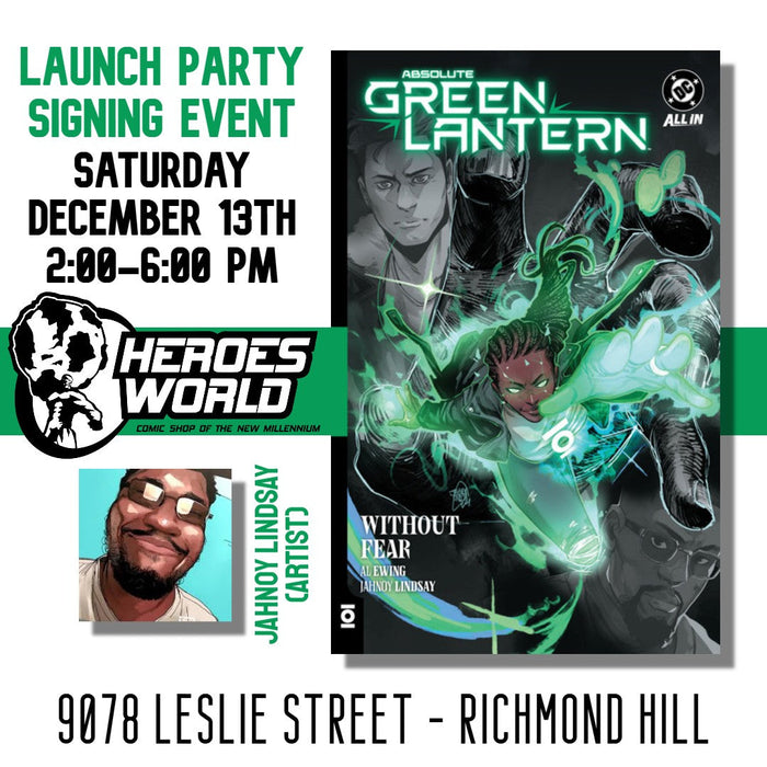 Absolute Green Lantern: Without Fear Artist Appearance - Jahnoy Lindsay