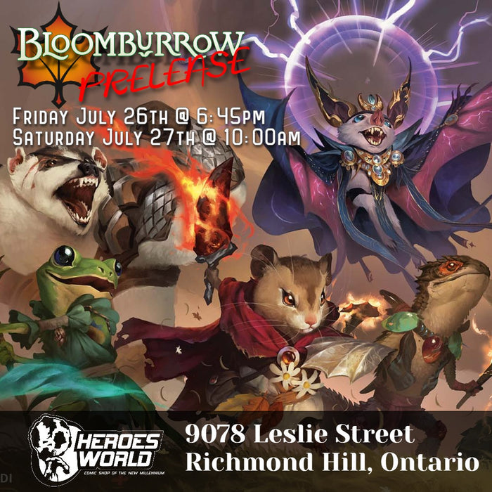 MTG Prerelease: Bloomburrow (Friday July 26th & Saturday July 27th)