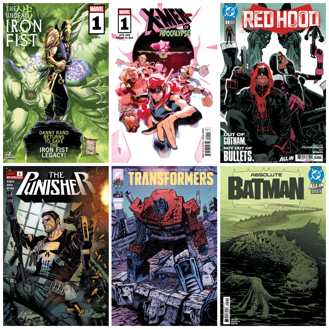 New Comic Book Releases at Heroes World for September 10th