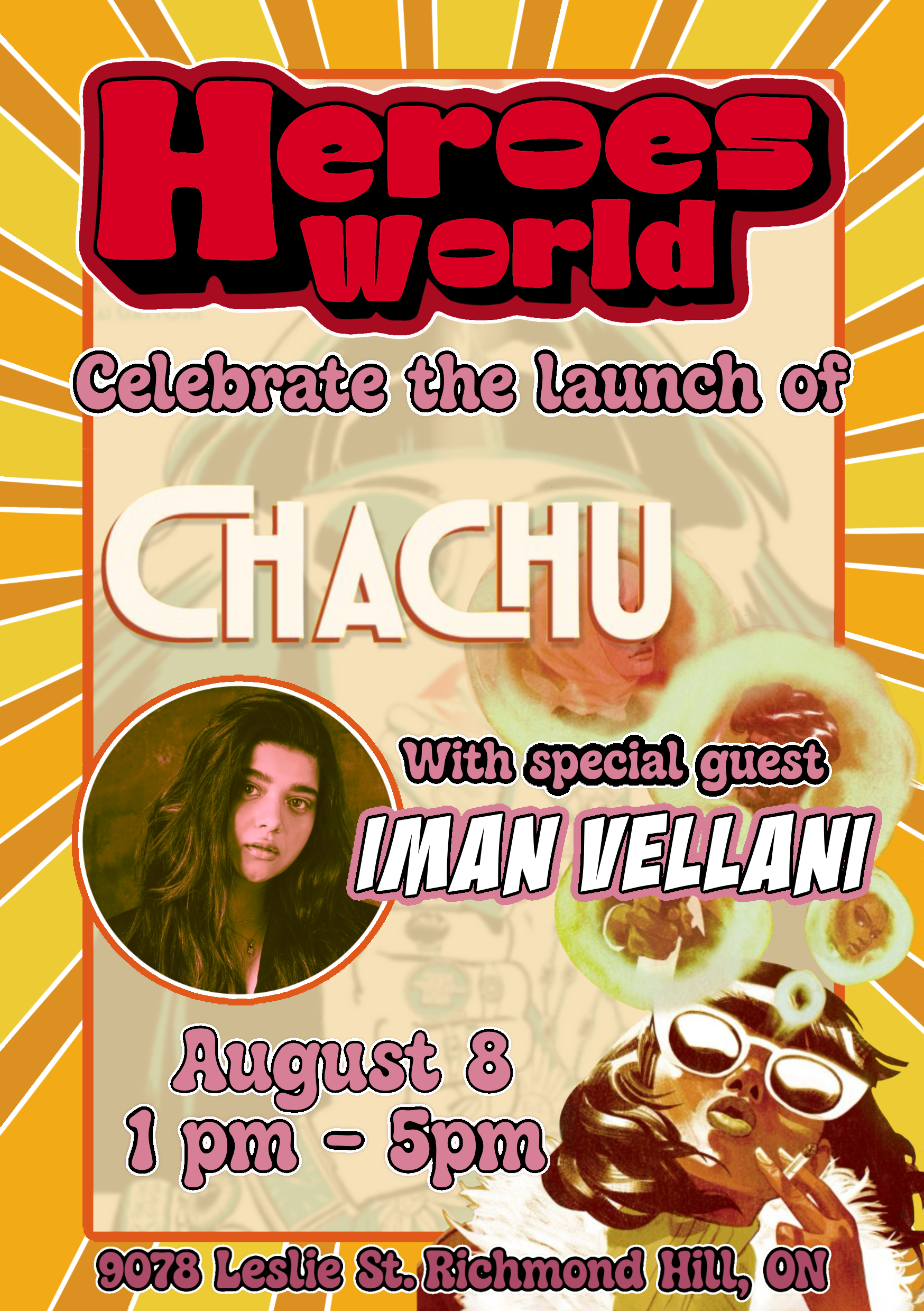 Iman Vellani at Heroes World on Saturday, August 8th