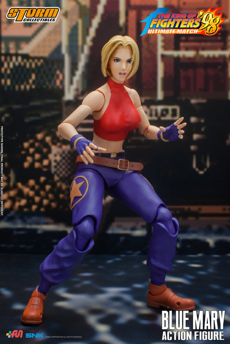 Storm Collectibles 1/12 Action Figure Blue Mary "King of Fighters '98"