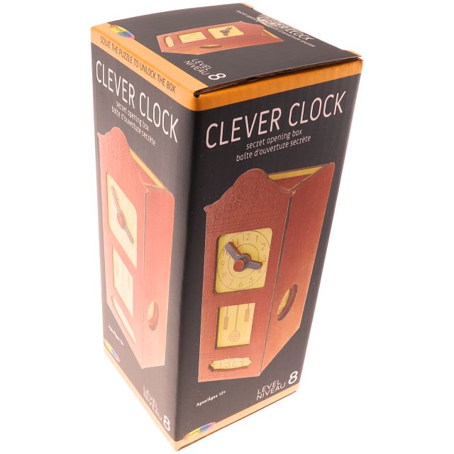Clever Clock Puzzle Box | Wooden Puzzle Game | Puzzle Master