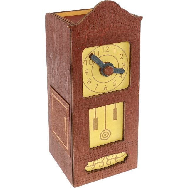 Clever Clock Puzzle Box | Wooden Puzzle Game | Puzzle Master