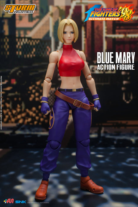 Storm Collectibles 1/12 Action Figure Blue Mary "King of Fighters '98"