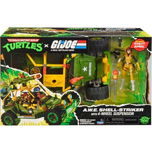 [PREORDER] Teenage Mutant Ninja Turtles x G.I. Joe All-Weather and Environment (AWE) Shell-Striker Vehicle | Action Figures | Playmates
