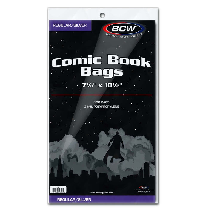 Silver/Regular Comic Bags