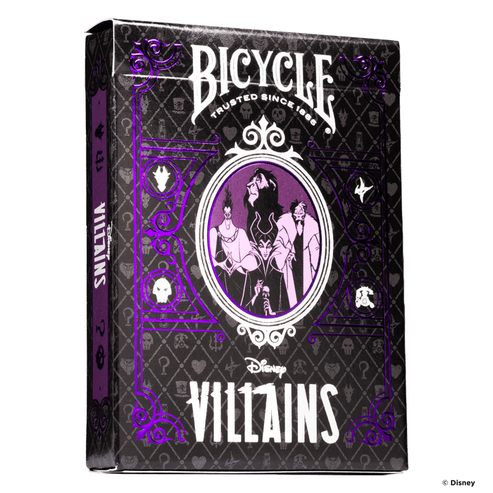 Disney Villains Inspired Playing Cards by Bicycle- Purple