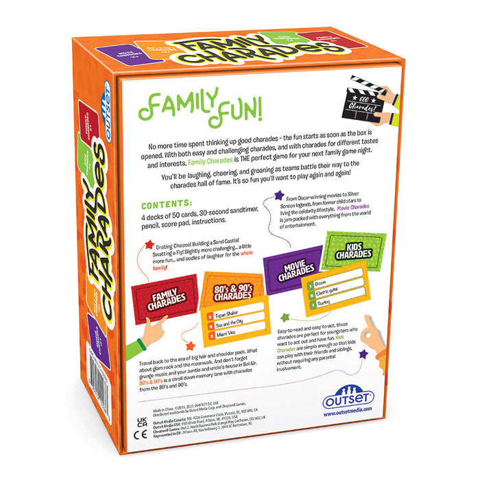 Family Charades | Boardgame | Outset Media (Copy)