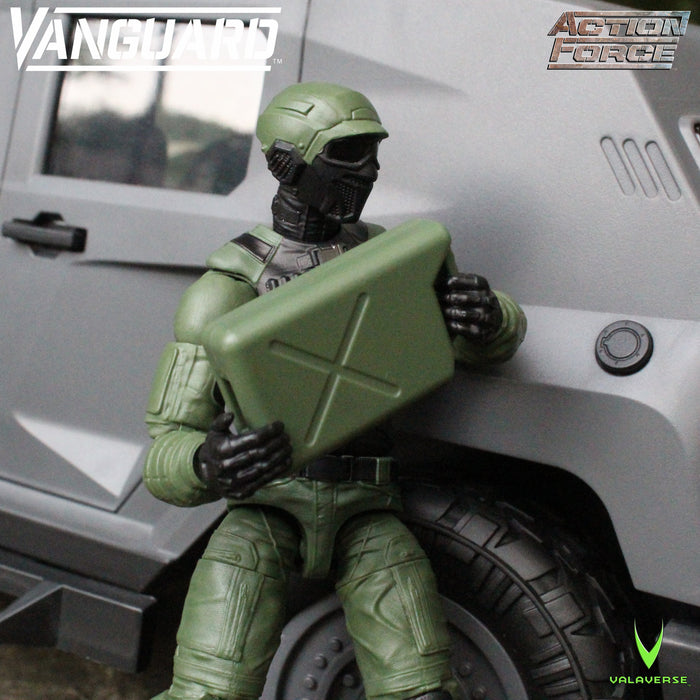 Action Force VANGUARD Vehicle Stealth Gray (Includes: Stealth Gray Missile Launcher Add-On)