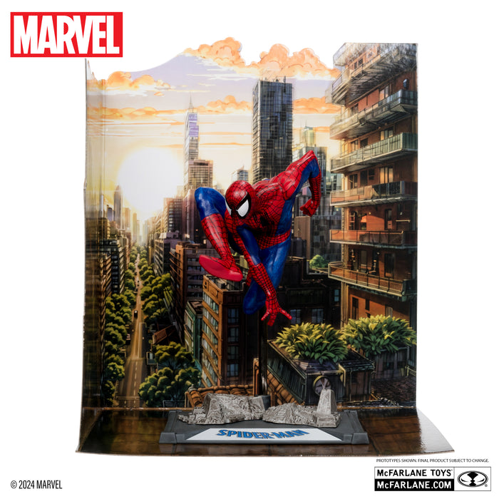 Spider-Man 1:10th Scale Collectible with Scene (Spider-Man #6) (MCFARLANE TOYS)