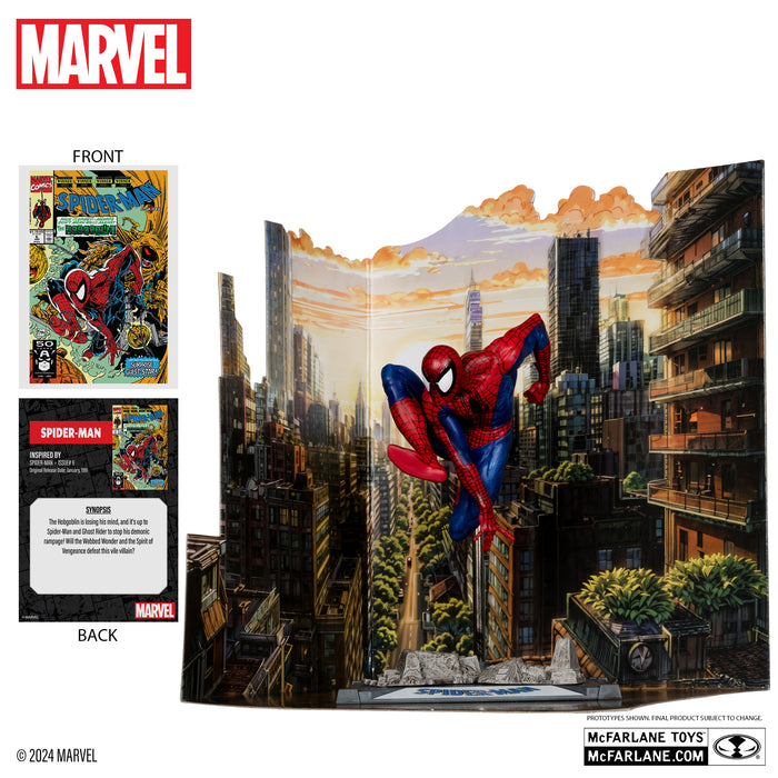 Spider-Man 1:10th Scale Collectible with Scene (Spider-Man #6) (MCFARLANE TOYS)