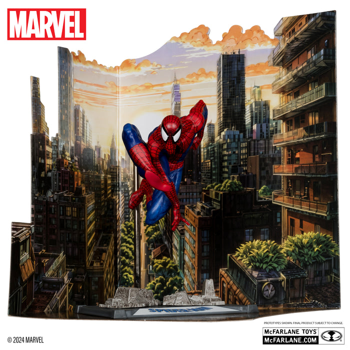 Spider-Man 1:10th Scale Collectible with Scene (Spider-Man #6) (MCFARLANE TOYS)