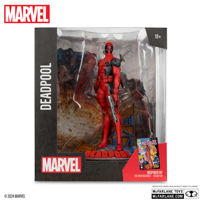 Deadpool 1:10th Scale Collectible with Scene (The New Mutants #98) (MCFARLANE TOYS)