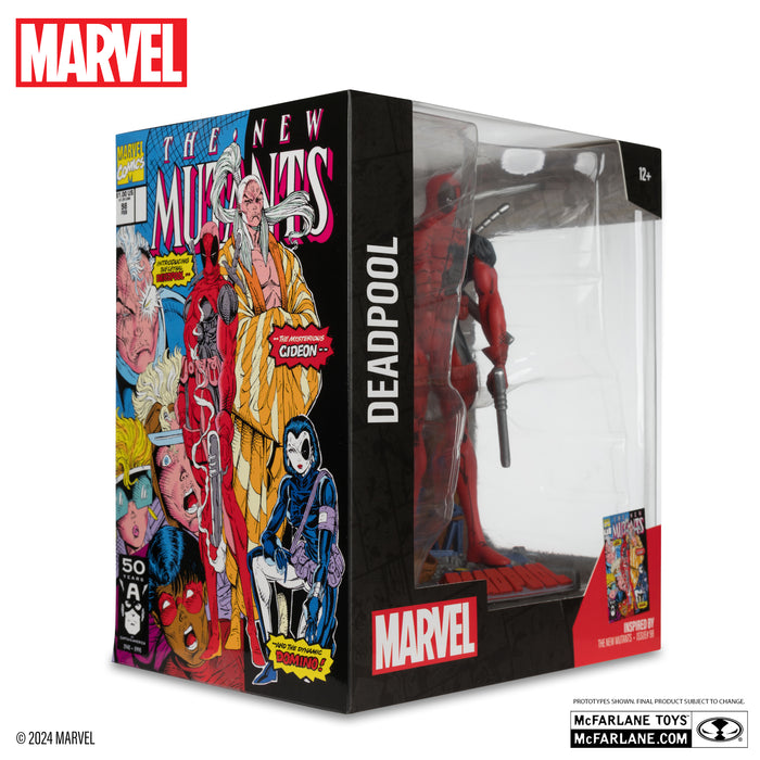 Deadpool 1:10th Scale Collectible with Scene (The New Mutants #98) (MCFARLANE TOYS)