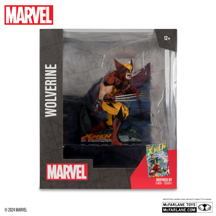 Wolverine 1:10th Scale Collectible with Scene (X-Men #1) (MCFARLANE TOYS)