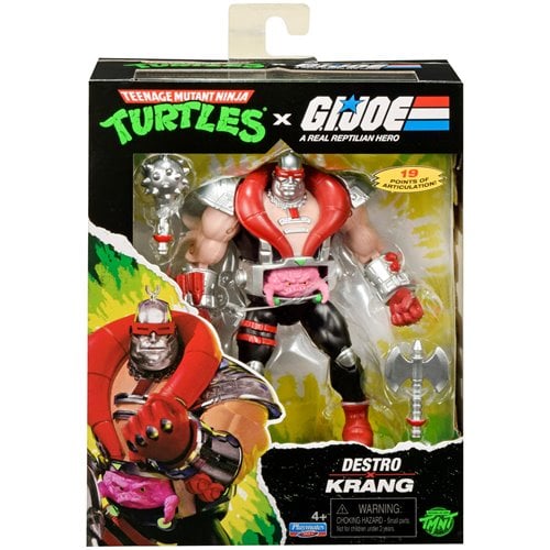 [PREORDER] Teenage Mutant Ninja Turtles x G.I. Joe Krang Droid x Destro | Action Figures | Playmates
