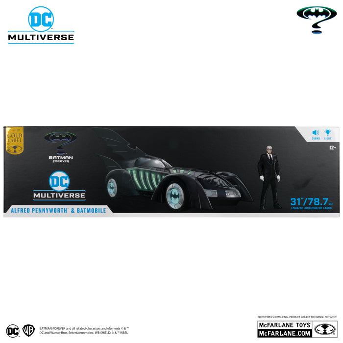 Alfred Pennyworth & Batmobile (Batman Forever) Vehicle 2pk (DC MULTIVERSE VEHICLES)