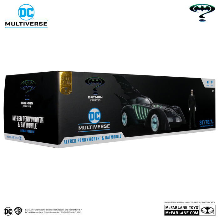 Alfred Pennyworth & Batmobile (Batman Forever) Vehicle 2pk (DC MULTIVERSE VEHICLES)