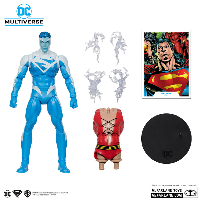 DC MULTIVERSE SUPERMAN BLUE (JLA) BUILD-A WAVE 12