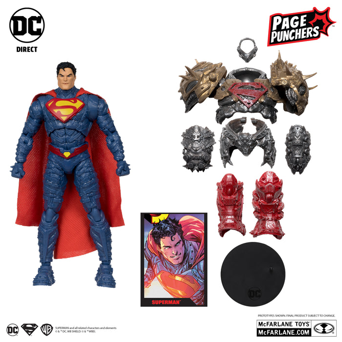 SUPERMAN 7″ FIGURE WITH SUPERMAN: GHOSTS OF KRYPTON COMIC (PAGE PUNCHERS)