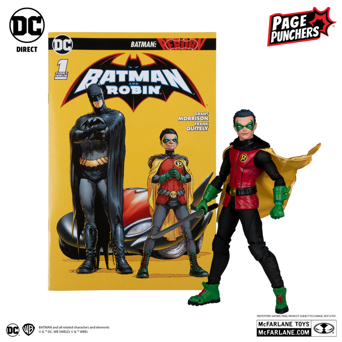 Robin (Batman: Reborn) 7in Figure with Comic (Page Punchers) (McFarlane Toys)