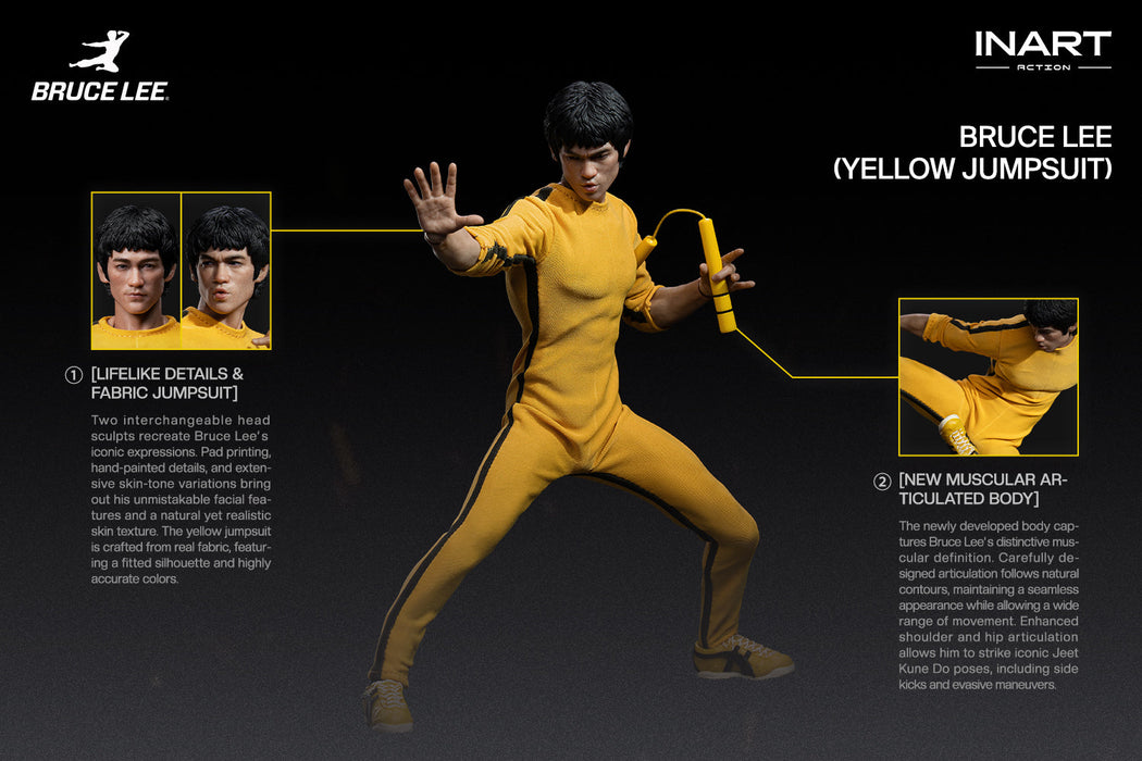 [PREORDER] Bruce Lee (Yellow Jumpsuit) 1/12 Collectible | Action Figure | INART