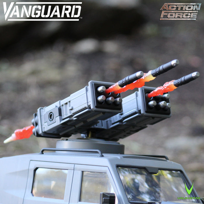 Action Force VANGUARD Vehicle Stealth Gray (Includes: Stealth Gray Missile Launcher Add-On)