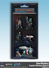 Starfinder Miniatures- Iconic Heroes Set 1
