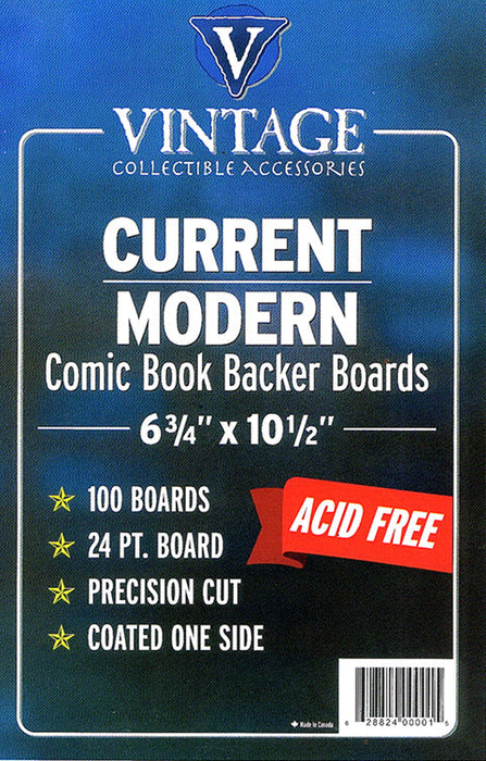 Current/Modern Age - 24pt - 6 3/4" x 10 1/2" (Comic Boards)