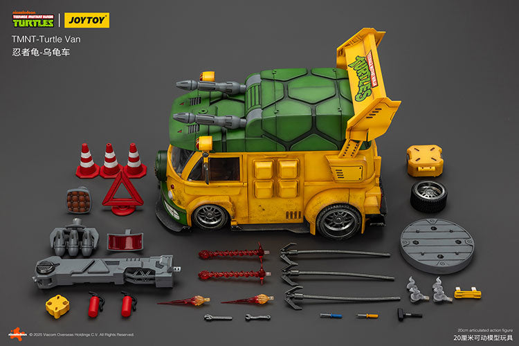 [PREORDER] Turtle Van (Party Wagon) - TMNT 1/18 Action Figure | JOY TOY