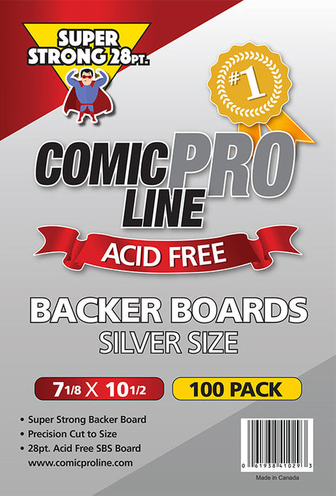 28pt Comic Backing Boards (Various Sizes)