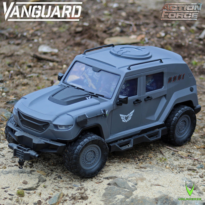 Action Force VANGUARD Vehicle Stealth Gray (Includes: Stealth Gray Missile Launcher Add-On)