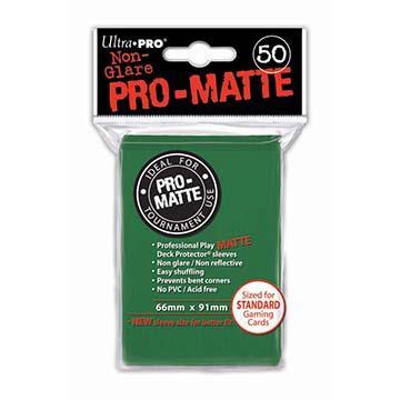ULTRA PRO D-PRO PRO-MATTE GREEN 50CT
