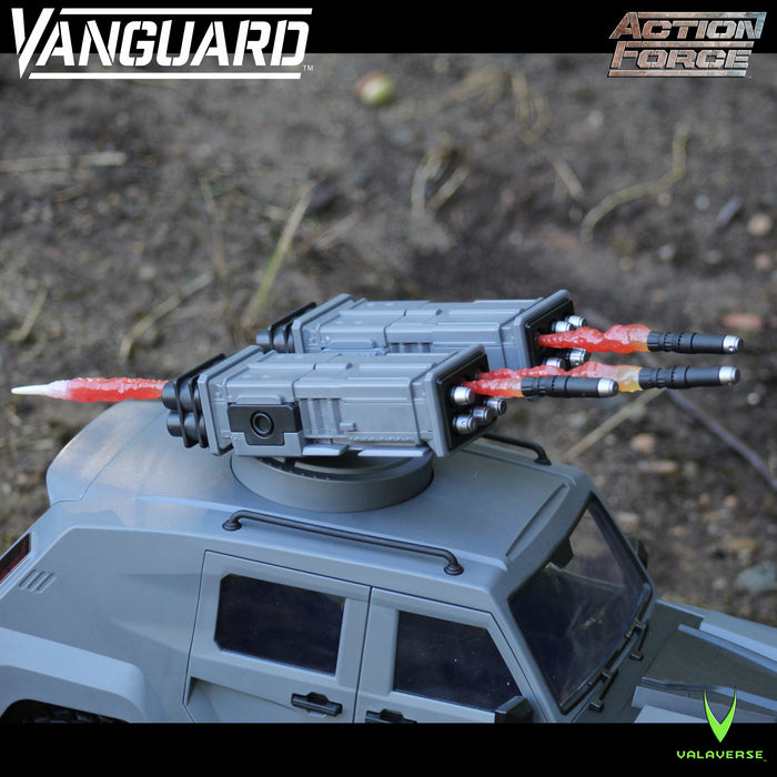 Action Force VANGUARD Vehicle Stealth Gray (Includes: Stealth Gray Missile Launcher Add-On)