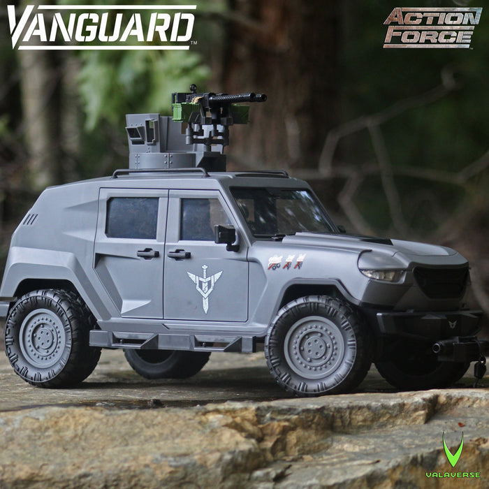 Action Force VANGUARD Vehicle Stealth Gray (Includes: Stealth Gray Missile Launcher Add-On)